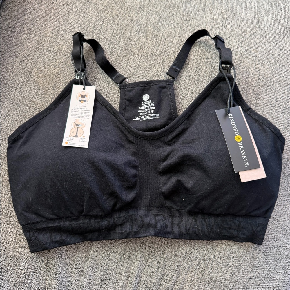 Kindred Bravely Classic Black Sports Bra